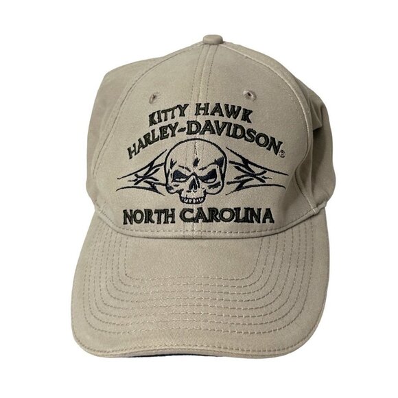 Harley Davidson beige Kitty Hawk ball cap - Picture 1 of 8
